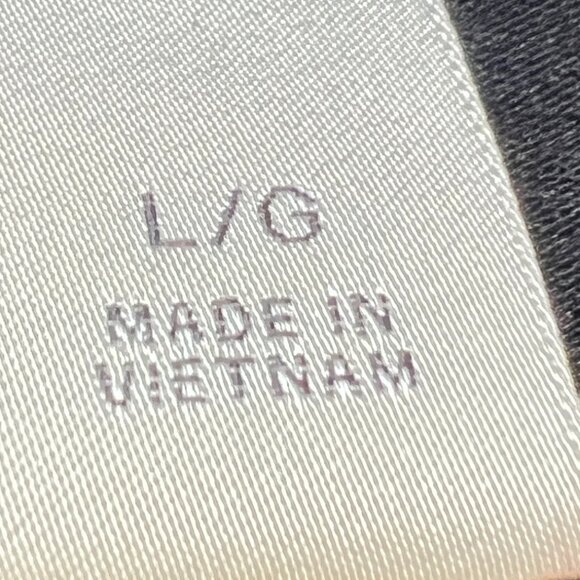 🖤Elegant Liz Claiborne Black Dress Size L Cotton Blend Timeless Silhouette - Picture 6 of 9